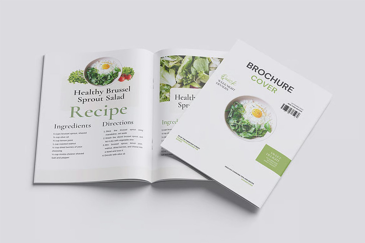 US Letter Brochure Mockup, an Advertising Mockup by zpackcreative (Photo 5 of 6)