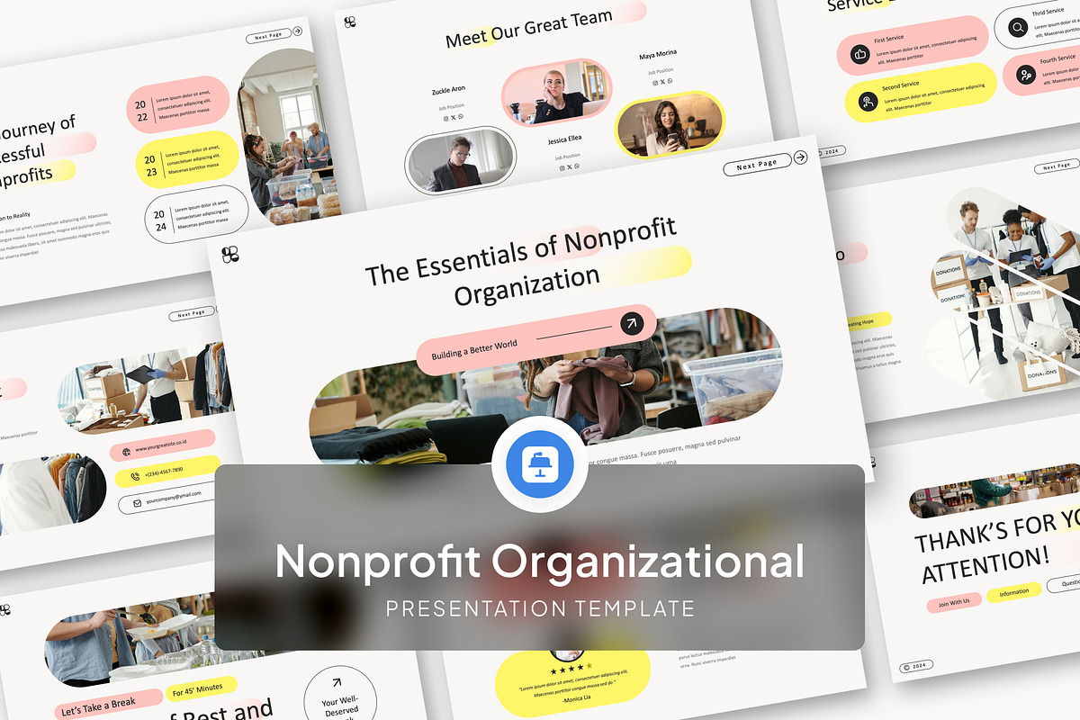 Nonprofit Organization Presentation, a Presentation Template by Antstheme (Photo 1 of 2)