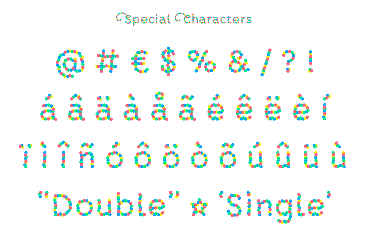 Confetti font preview 5
