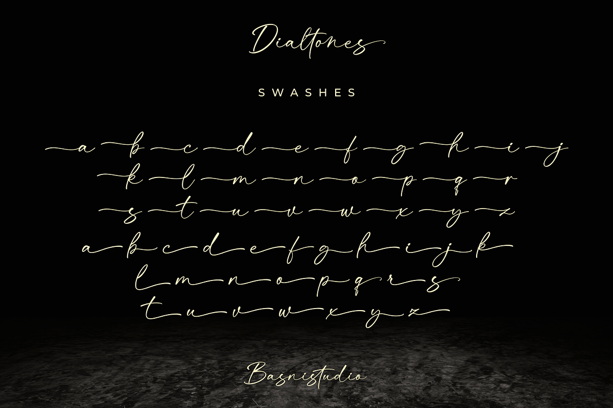 Dialtones - Casual Handwritten Font, a Handwritten Font by Basnistudio (Photo 13 of 14)