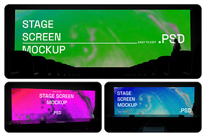 Stage Screen Mockup, an Advertising Mockup by Voar Mockups