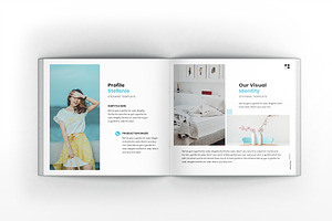 Stefanie Branding Square Brochure