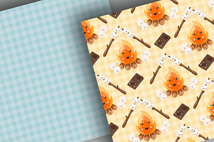 Cute Smore's Digital Paper Pack