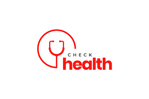 stethoscope health medical  logo, a Branding & Logo Template by devastd