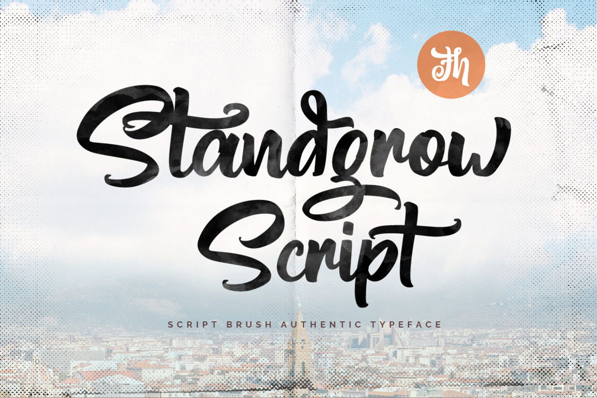 Standgrow - Script Font, a Script Font by FHFont (Photo 1 of 8)