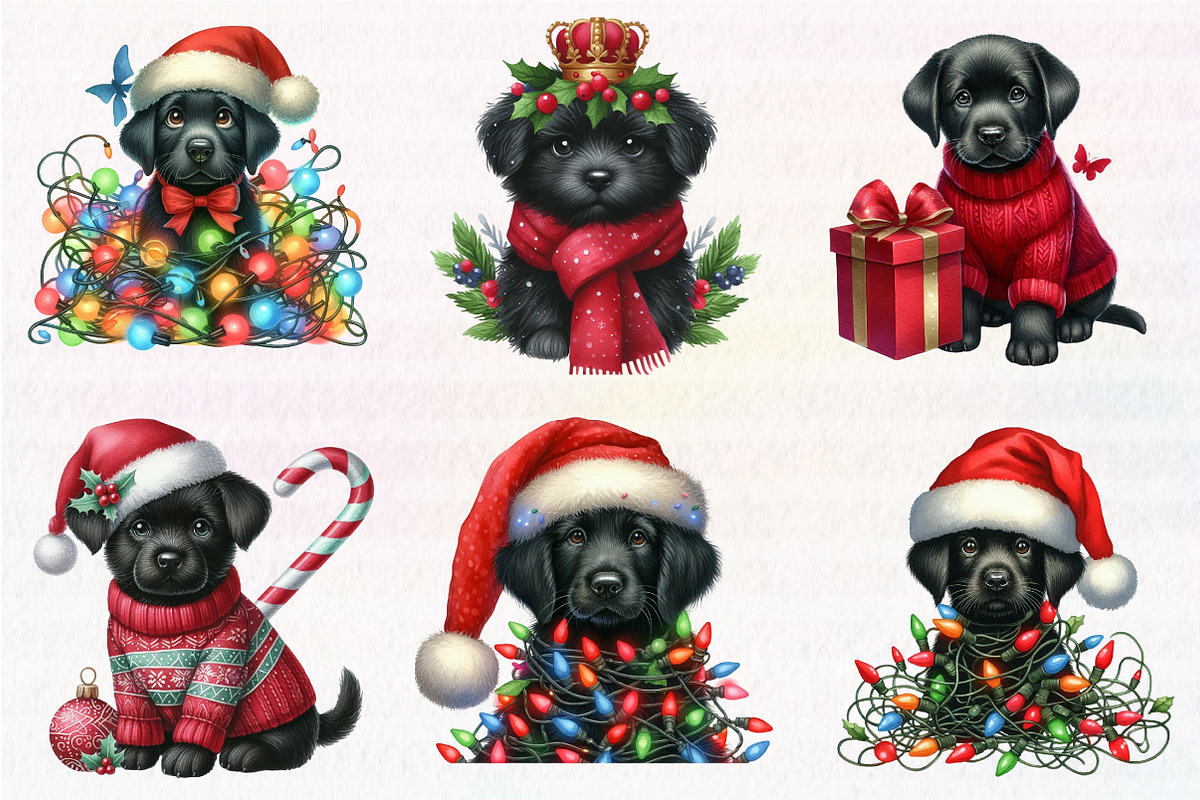 Funny Christmas ,Animal Christmas, an Illustration by CreationArt (Photo 5 of 5)