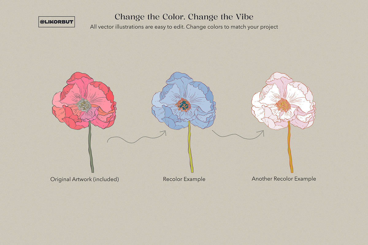 Garden Botanical Illustrations, a Decorative Illustration by likorbut (Photo 4 of 6)