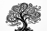 Elegant dream tree silhouette design, a Healthcare Illustration by Amazin_art (Thumbnail 9 of 43)