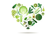 100 vegetables, fruits and herbs set, an Icon by airdynamic (Thumbnail 4 of 4)
