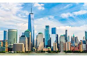 Lower Manhattan in New York City as, an Architecture Photo by Leonid Andronov