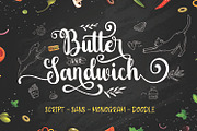 Butter Sandwich, a Script Font by Mozatype (Thumbnail 7 of 23)
