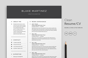 Clean Resume/CV Template