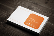 Orange Creative Business Card, a Business Card Template by bouncy (Thumbnail 4 of 4)
