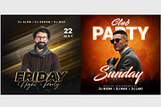 Night Club Flyer Template, a Flyer Template by Nayemtorjo (Thumbnail 2 of 4)