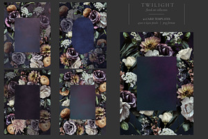 Twilight Floral Art Collection