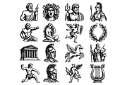 Greek Mythology Gods Collection, an Object Graphic by RT Studio (Thumbnail 2 of 4)