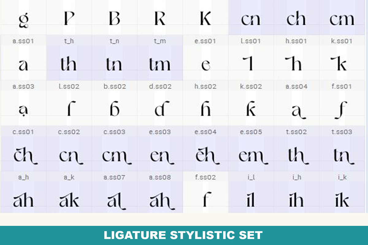 Belgan Aesthetic, a Serif Font by INKSUN™ (Photo 14 of 16)