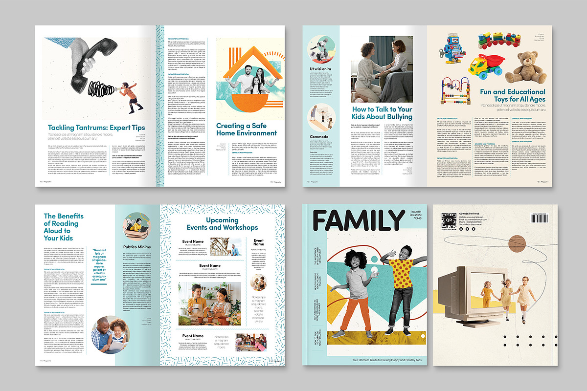 Family Magazine Template, a Magazine Template by BrandPacks (Photo 4 of 6)