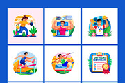 Bundle of Sports and Athletics Pack, a Sport Illustration by Creative Stall (Thumbnail 9 of 10)