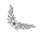 Floral Corner Ornament Clipart Bundl, an Illustration by Creativeshirt (Thumbnail 48 of 48)