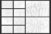 White Crumpled Paper Texture, a Texture Graphic by Ary_ngeblur (Thumbnail 3 of 5)