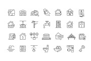 Property investment icons, an Outline Icon by Tettygreen (Thumbnail 2 of 2)
