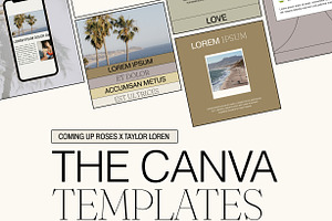 Malibu Canva Templates Pack