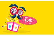 april fools day funny background, an Object Illustration by foxndeer (Thumbnail 3 of 4)