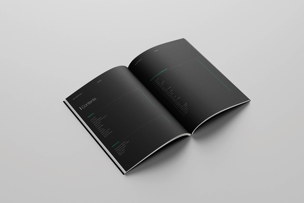 Corporate Annual Report template, a Templates & Theme by Ally Heart (Photo 3 of 11)