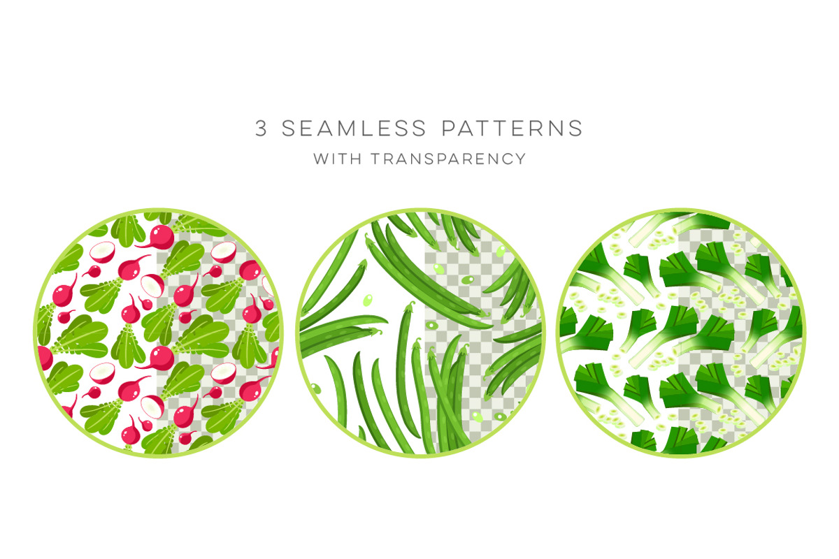 Veggies vector set, an Icon by Seavector (Photo 3 of 5)