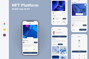 NFT Platform Mobile App UI Kit