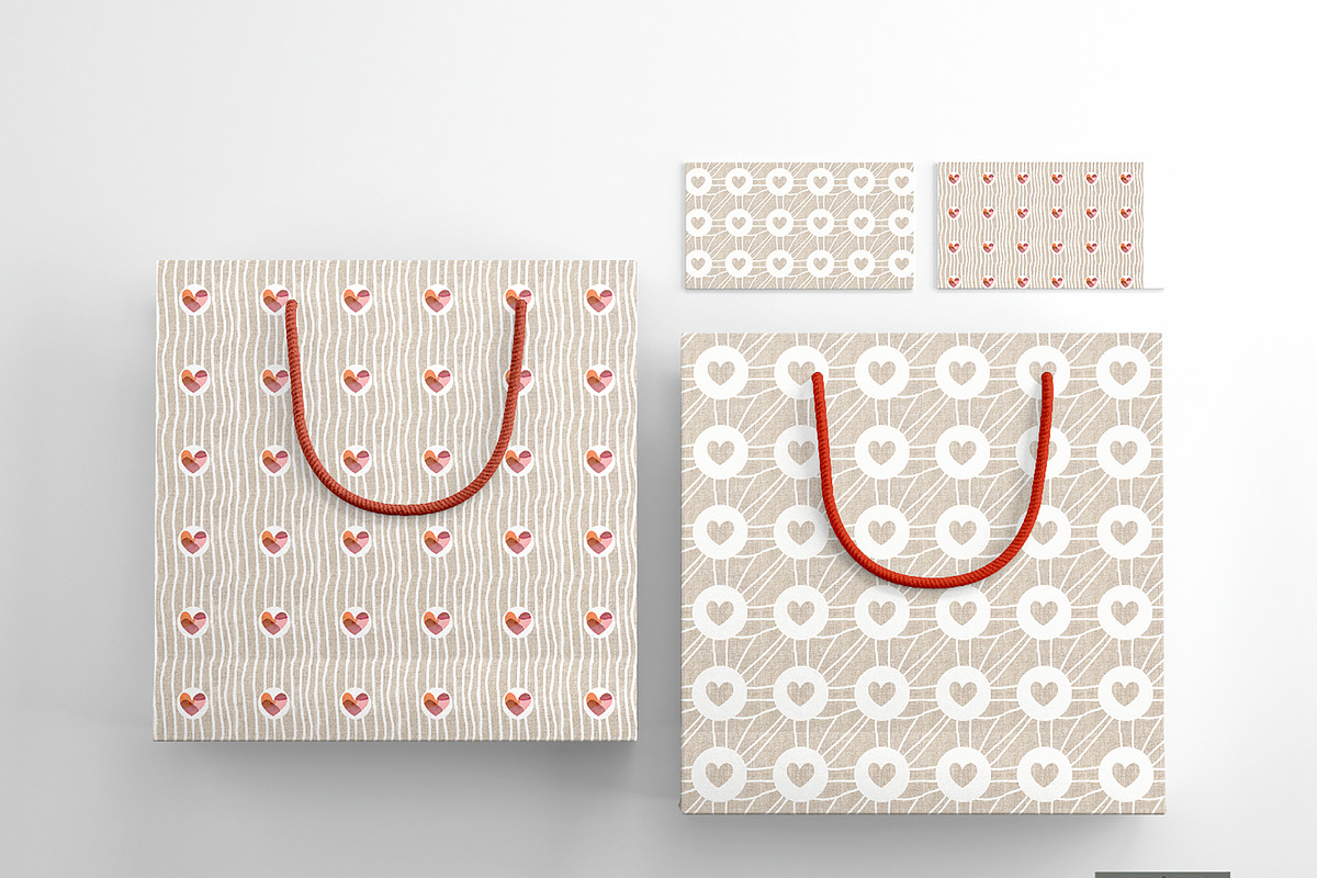 Heart Abstract Seamless Patterns C, a Pattern Graphic by ARTOZEN DIGITAL (Photo 18 of 22)