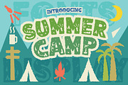 Summer Camp, a Font by caocastudio (Thumbnail 1 of 7)