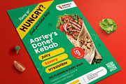 Kebab Menu Flyer, a Flyer Template by Aarley Kaiven (Thumbnail 1 of 2)