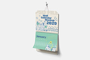 Modern Wall Calendar Mockup, an Advertising Mockup by bimockup (Thumbnail 4 of 6)