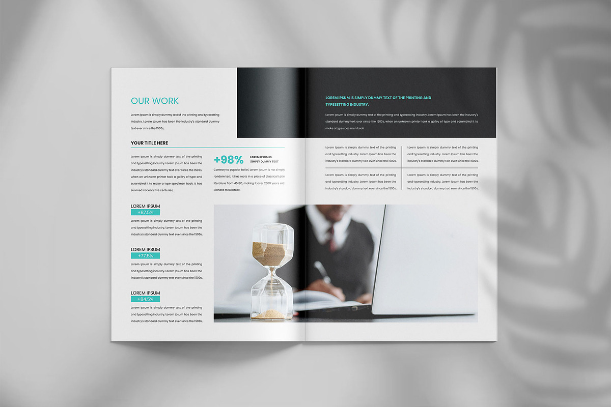 Company profile brochure template, a Brochure Template by Tanmoy Topu (Photo 7 of 12)