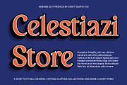 Arbane 3D, a Serif Font by Craft Supply Co. (Thumbnail 4 of 8)