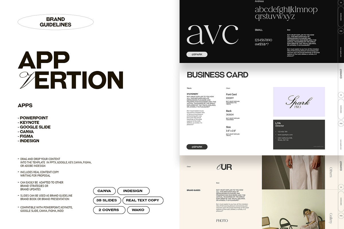 WAKO | Brand Guidelines, a Presentation Template by SparkPro