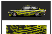 Bold Racing Car Wrap Design, an Object Illustration by CarWrap design (Thumbnail 3 of 3)