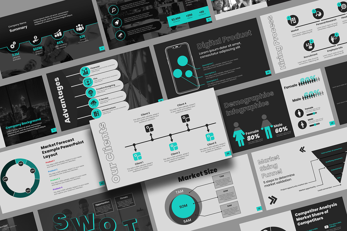 Business Pitch Deck, a Presentation Template by Artemis-products (Photo 6 of 6)