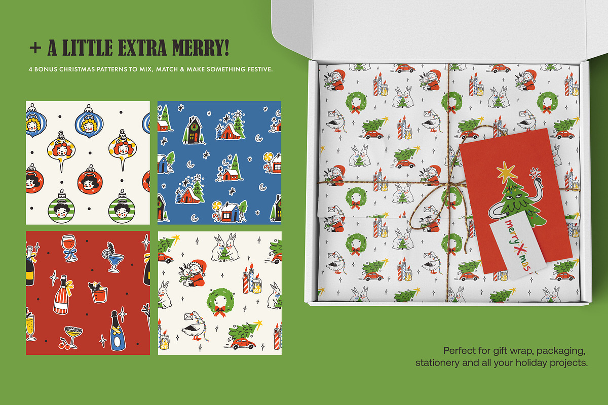 Just Nice Christmas Doodles, a Seasonal Illustration by Olly Kava (Photo 10 of 12)