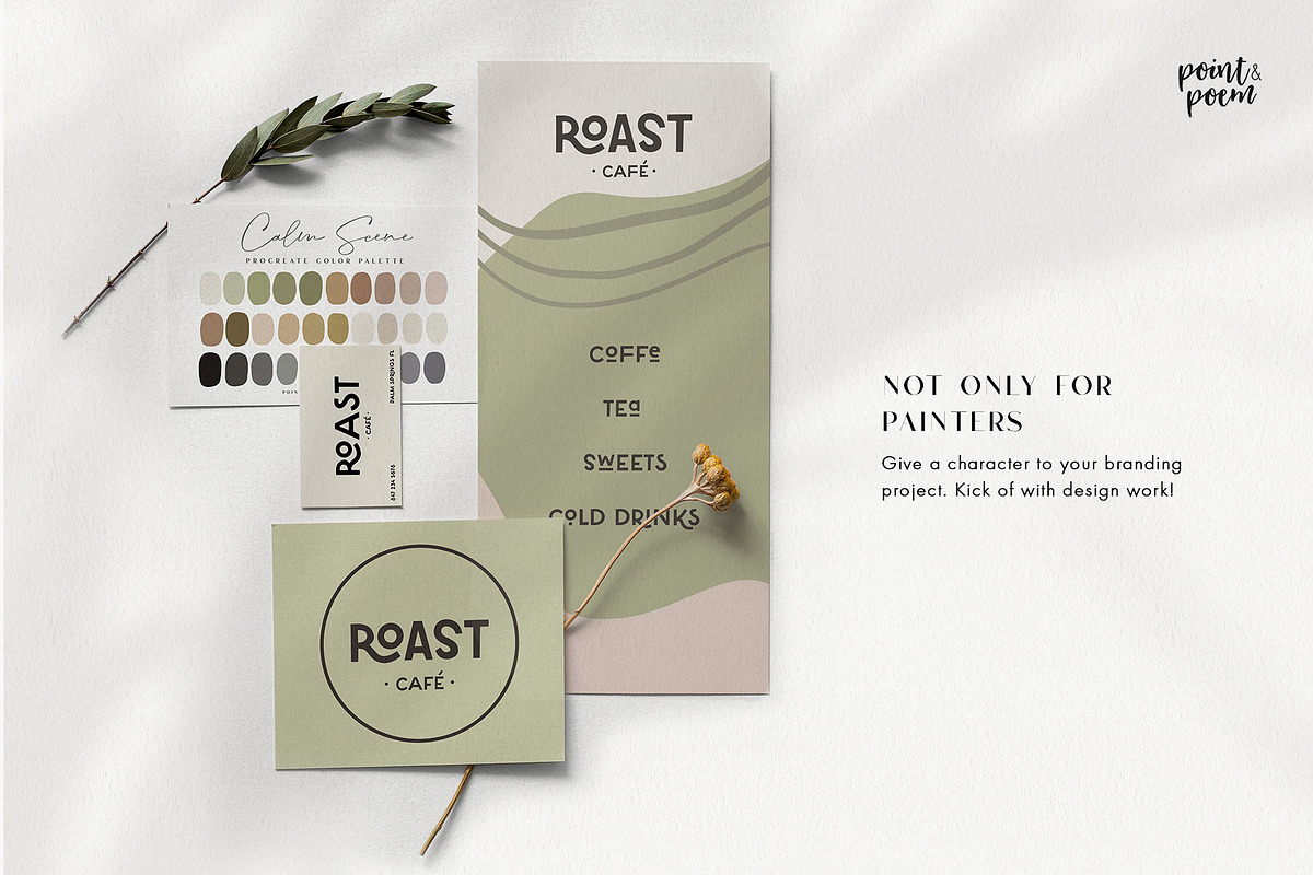 Procreate Color Palette Bundle, a Palette Add-On by Point and Poem (Photo 8 of 9)
