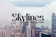 Sklines Chic Display Serif, a Serif Font by zamjumps (Thumbnail 1 of 11)