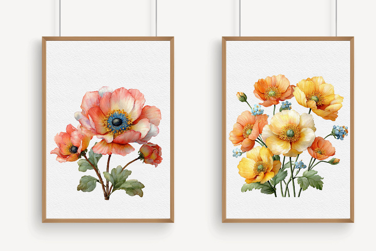 Spring Floral Clipart, an Illustration by Libby Wishes (Photo 3 of 7)