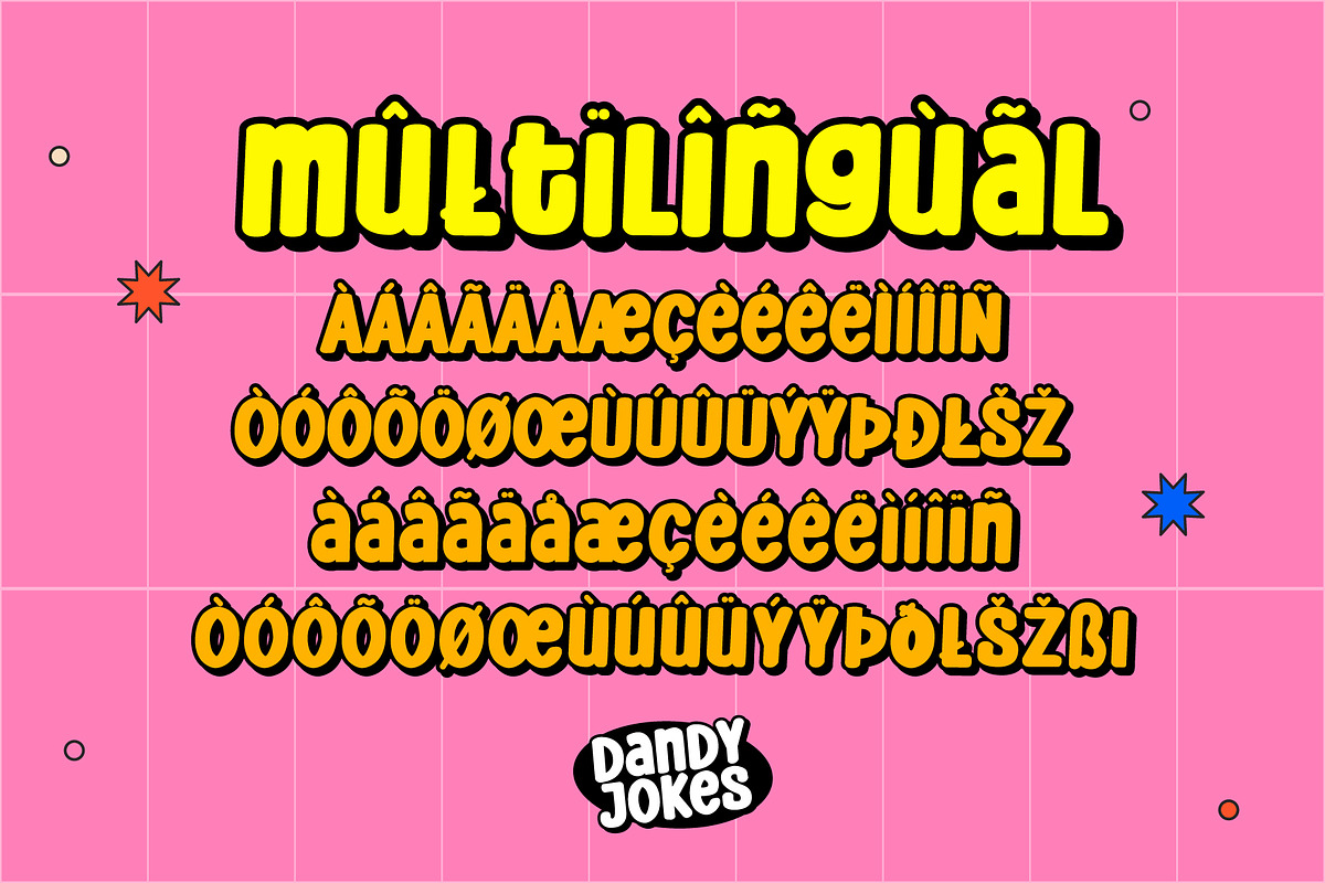 Dandy Jokes a Cartoon Comic Font, a Sans Serif Font by Rasiorise Studio (Photo 4 of 11)