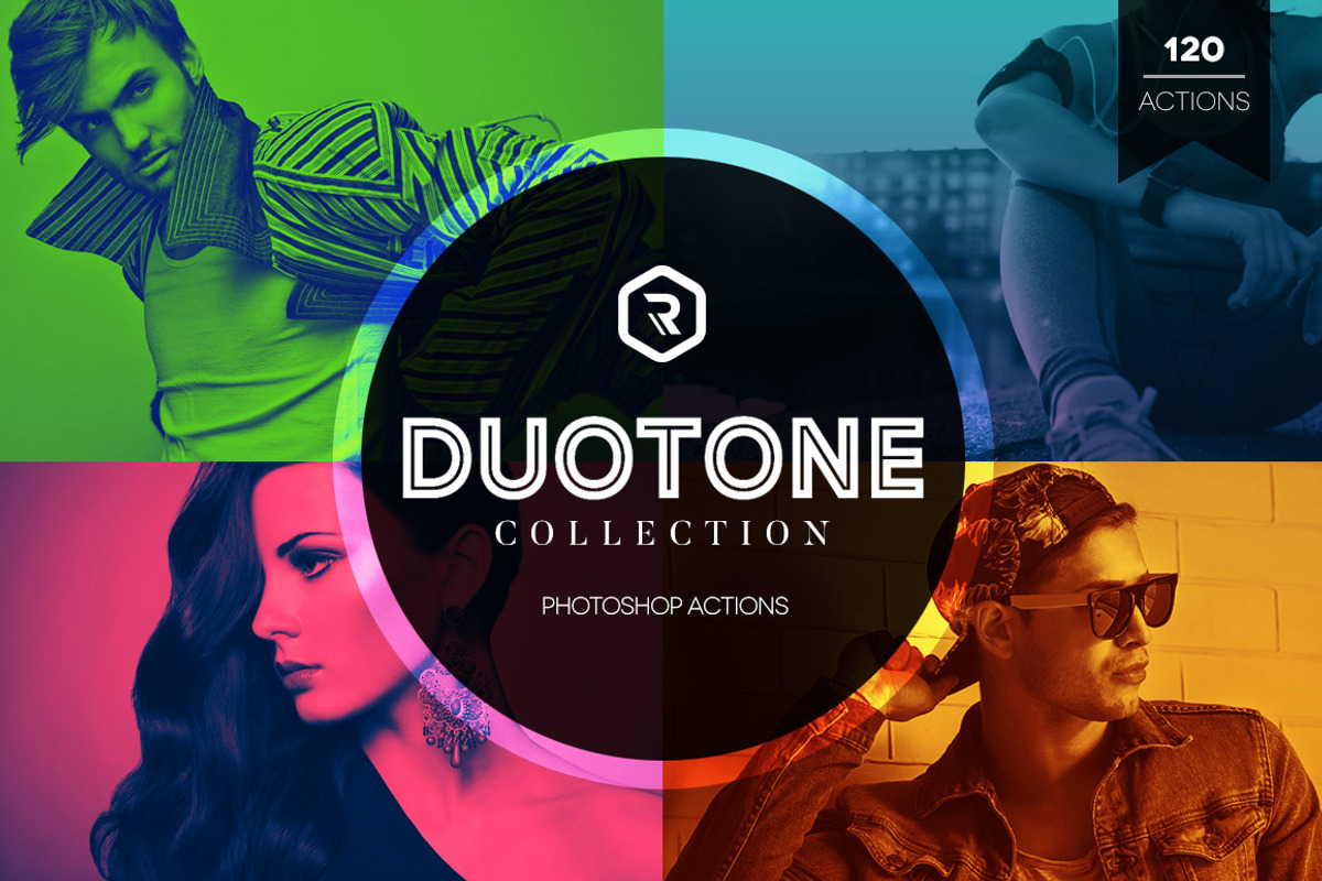 Duotone Collection Photoshop Actions, an Action Add-On by RockShutter (Photo 1 of 8)