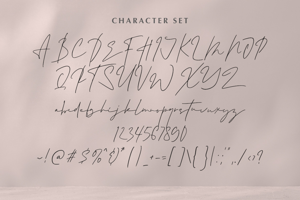 Winderlust - a Handwritten Font, a Script Font by Vava Aryanto (Photo 12 of 12)