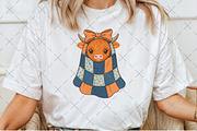 Patchwork Ghost Cow Halloween, an Illustration by Craft Nest (Thumbnail 4 of 6)