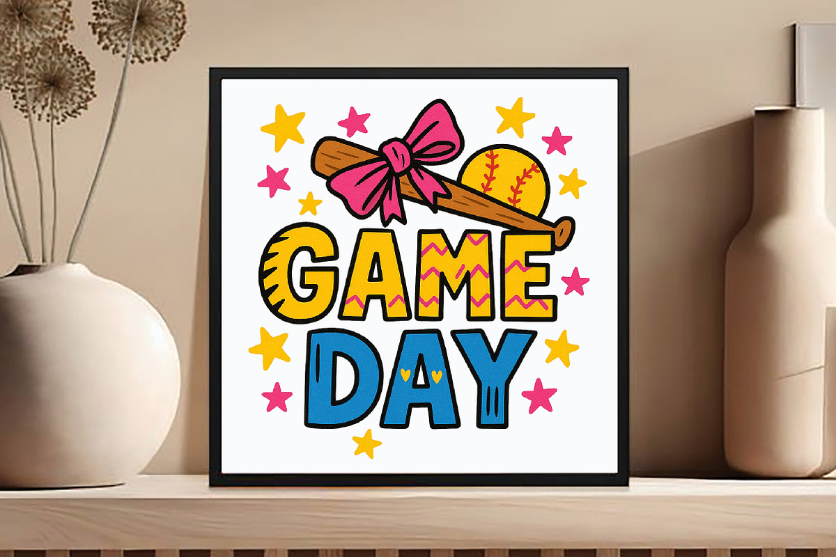 Baseball Png Game Day PNG, an Illustration by DreamCafeArt (Photo 5 of 6)