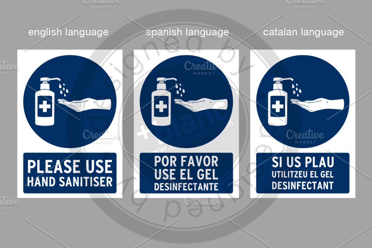 Please use hand sanitiser, Covid-19, a Graphic by mesblanc (Photo 2 of 2)